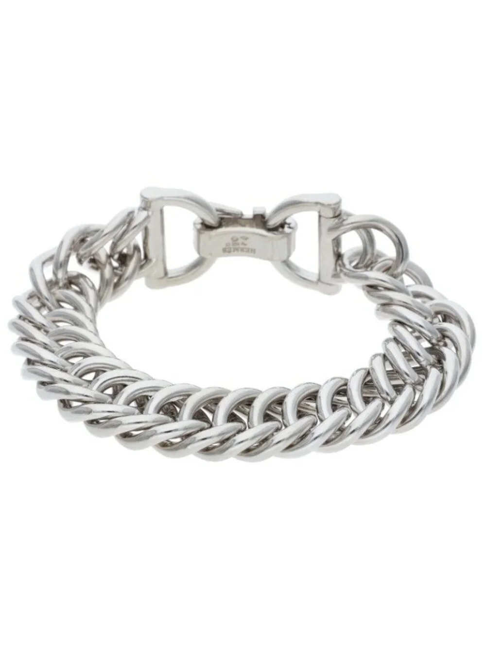 Hermes Petits Champs Petit Chien Silver Bracelet